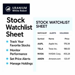Stock Watchlist Sheet
